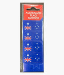 12 Pcs Australian Flag Temporary Tattoos - Australia Day Party Face & Body Stickers