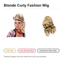 Blonde curly fashion wig feature image