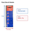 12 Pcs Australian Flag Temporary Tattoos - Australia Day Party Face & Body Stickers