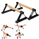1 Pair Anti - Slip Wooden Push Up Handstand Bars For Calisthenics and Fitness - NuSea