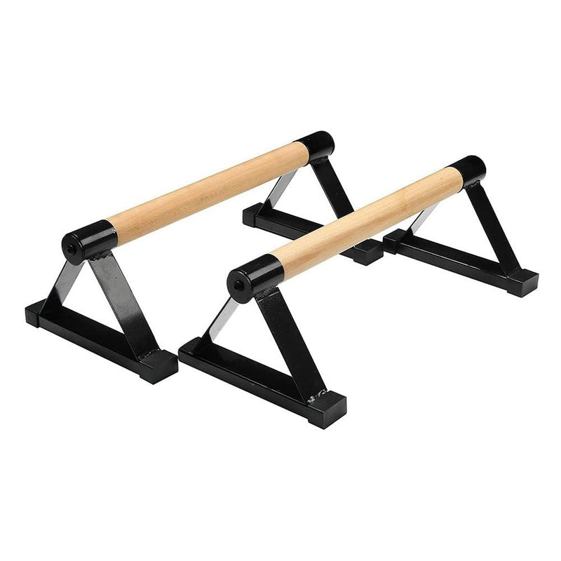 1 Pair Anti - Slip Wooden Push Up Handstand Bars For Calisthenics and Fitness - NuSea