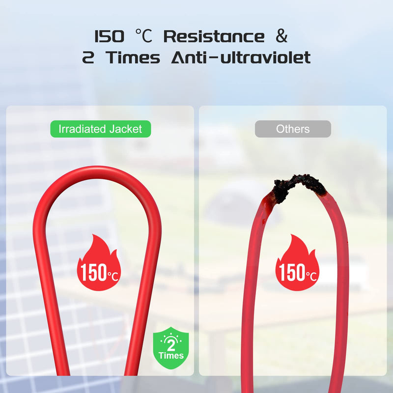 1 Pair Solar Connector Y Branch Parallel Adapter Cable Solar Panel Connectors Wire Plug Solar Panel - NuSea