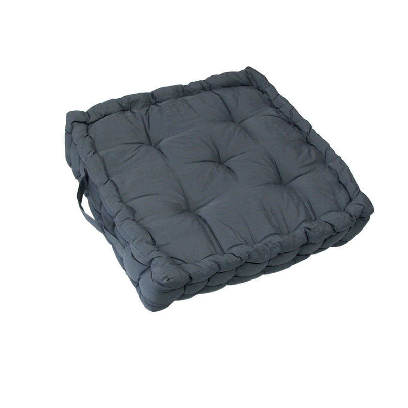 1 Pc Floor Box Cushion Pad 40 x 40+ 8 cm Grey - NuSea