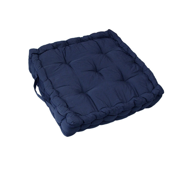 1 Pc Floor Box Cushion Pad 40 x 40+ 8 cm Navy - NuSea