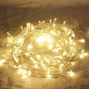1 Set of 20 LED Plain Warm White Bulb Battery Powered String Lights Christmas Gift Home Wedding Party Bedroom Decoration Table Centrepiece - NuSea