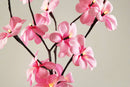 1 Set of 50cm H 20 LED Pink Frangipani Tree Branch Stem Fairy Light Wedding Event Party Function Table Vase Centrepiece Decoration Girl Bedroom - NuSea