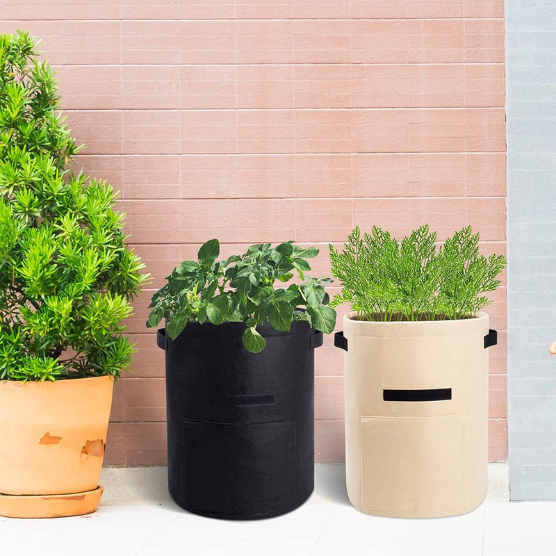 10 Gallon Potato Grow Container with Side Window - Available in 2 Quantity and 3 Colors - NuSea