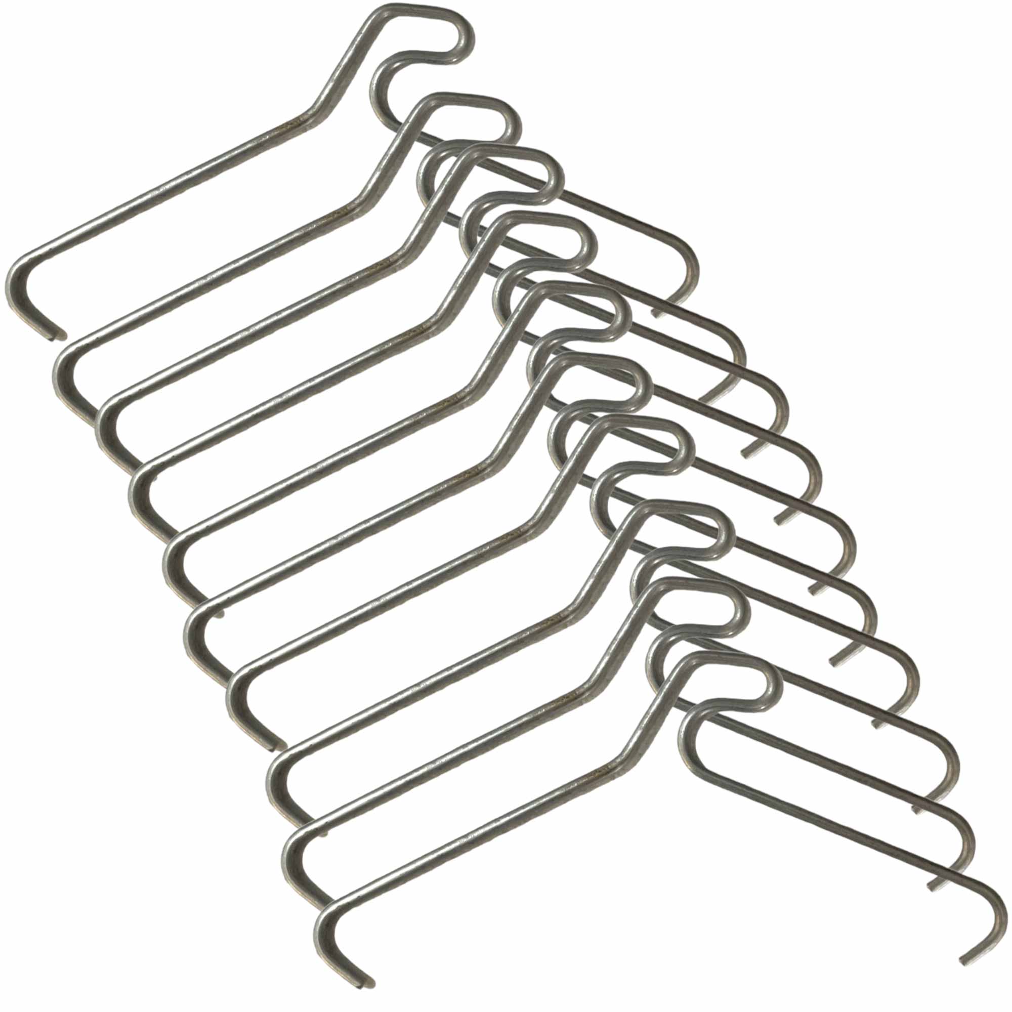 10 Pack 76mm (3") Brick Wall Hooks - Clips Hangers For Pictures Plants - NuSea