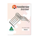 10 Pack 76mm (3") Brick Wall Hooks - Clips Hangers For Pictures Plants - NuSea