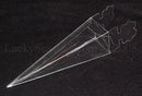 10 Pack of Clear Pyramid Triangle Shaped Small Clear Gift Box - Bomboniere Jewelry Gift Party Favor Model Candy Chocolate Soap Box - NuSea