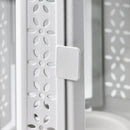 10 Pack of Grey Metal Miners Lantern Summer Wedding Home Party Room Balconey Deck Decoration 21cm Tealight Candle - NuSea