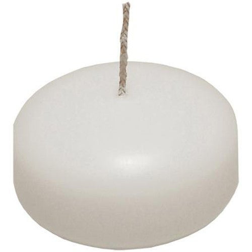 100 Pack of 8cm White Wax Floating Candles - wedding party home event decoration - NuSea