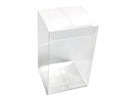 100 Pack of 8x8x10cm Clear PVC Plastic Folding Packaging Small rectangle/square Boxes for Wedding Jewelry Gift Party Favor Model Candy Chocolate Soap Box - NuSea