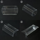 100 Pack of Pillow Rectangle Shaped Gift Box - Wedding or Product Bomboniere Jewelry Gift Party Favor Model Candy Chocolate Soap Box - NuSea