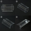 100 Pack of Pillow Rectangle Shaped Gift Box - Wedding or Product Bomboniere Jewelry Gift Party Favor Model Candy Chocolate Soap Box - NuSea