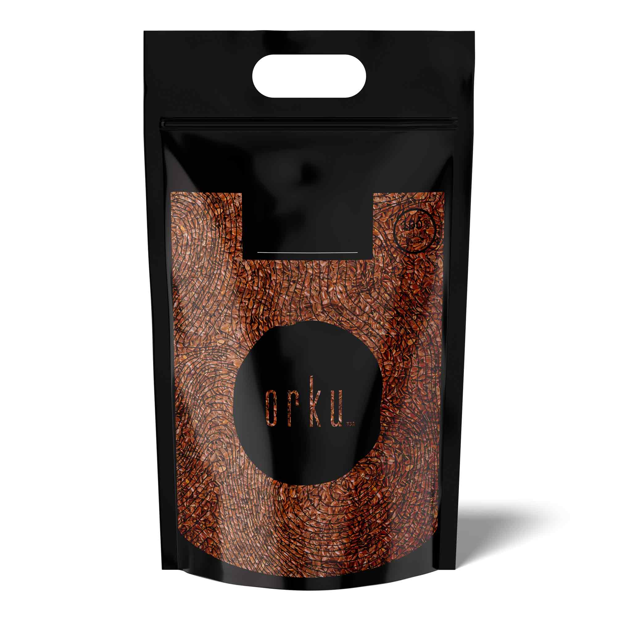 100g Organic Brown Linseed Flaxseed Whole Grain Flax Seed Non GMO Omega3 6 Fibre - NuSea