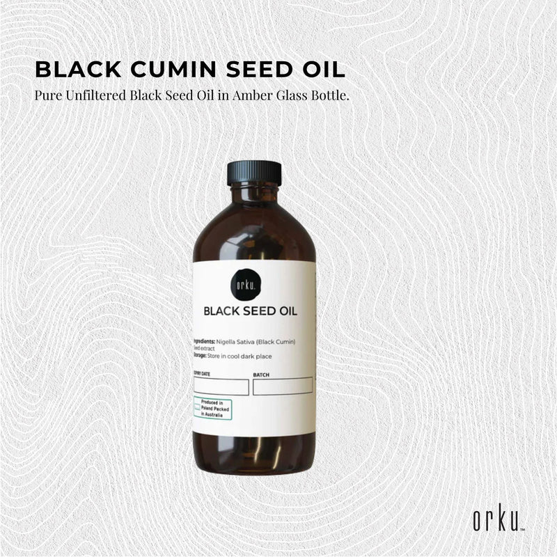 100ml Pure Black Seed Oil - 100% Ethiopian Nigella Sativa Cumin Cold Pressed - NuSea