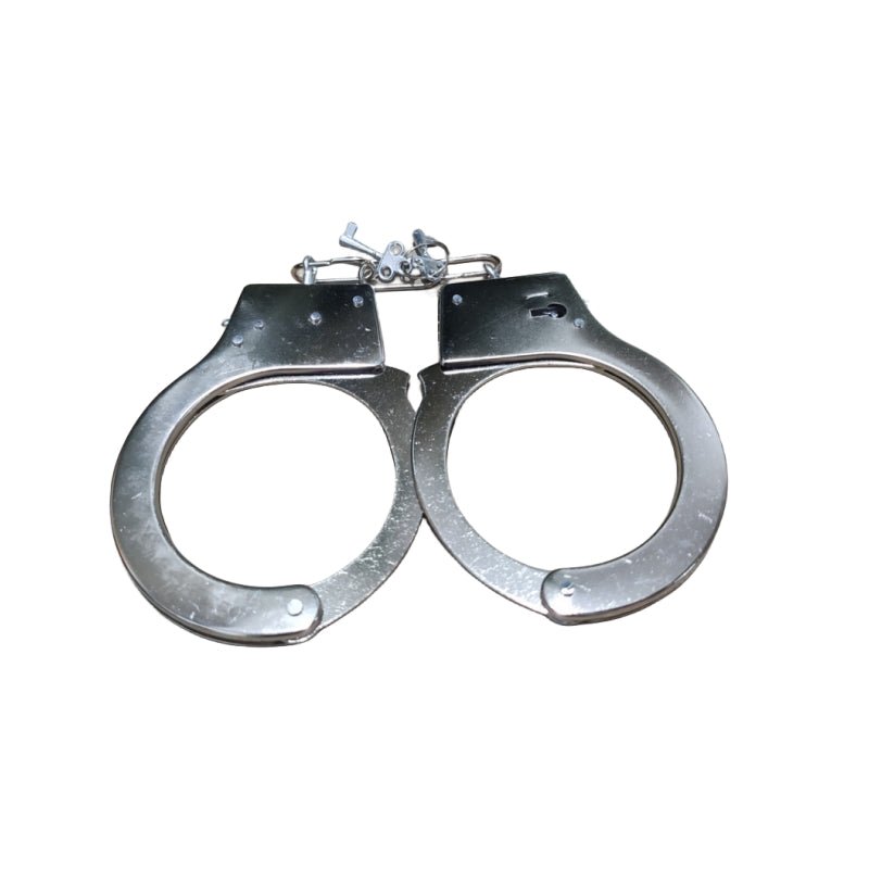 10.5" Metal handcuffs with keys - NuSea