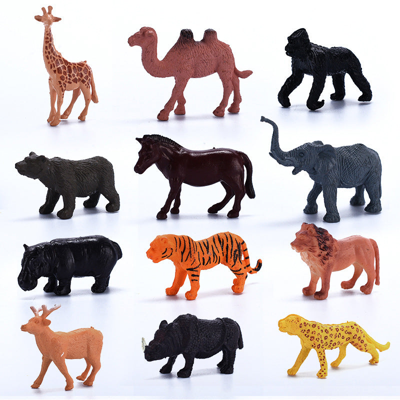 Mini simulated Animals Action Figures Toys 6 Assorted types - NuSea