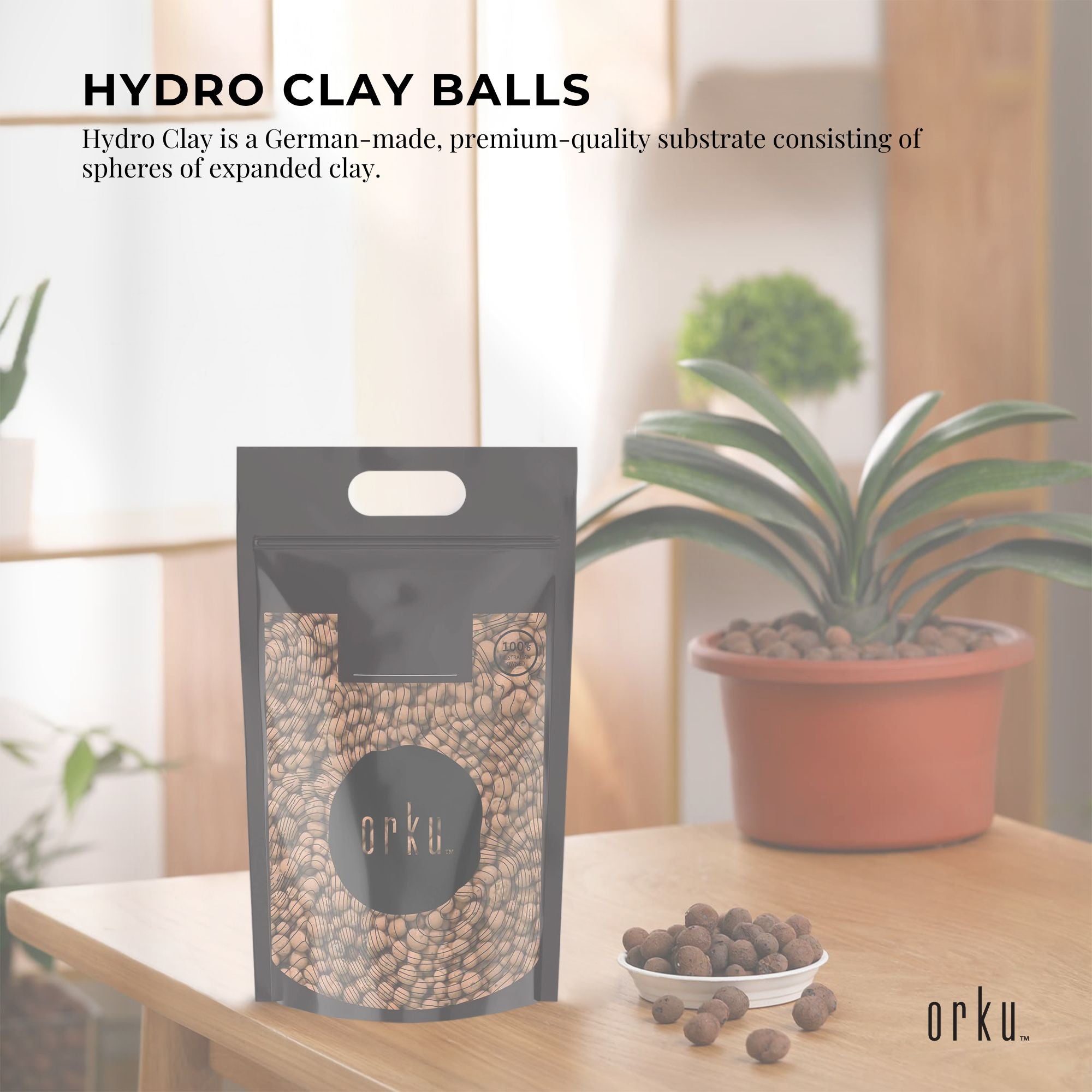 10L Hydro Clay Balls - Organic Premium Hydroponic Expanded Plant Growing Medium - NuSea