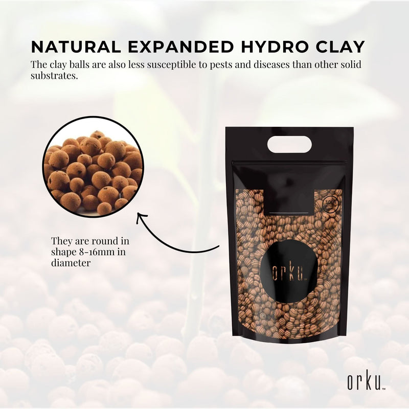 10L Hydro Clay Balls - Organic Premium Hydroponic Expanded Plant Growing Medium - NuSea