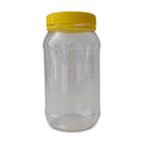 10x 1Kg Plastic Honey Jars + Lids - Round Clear Food Grade Packaging Containers - NuSea