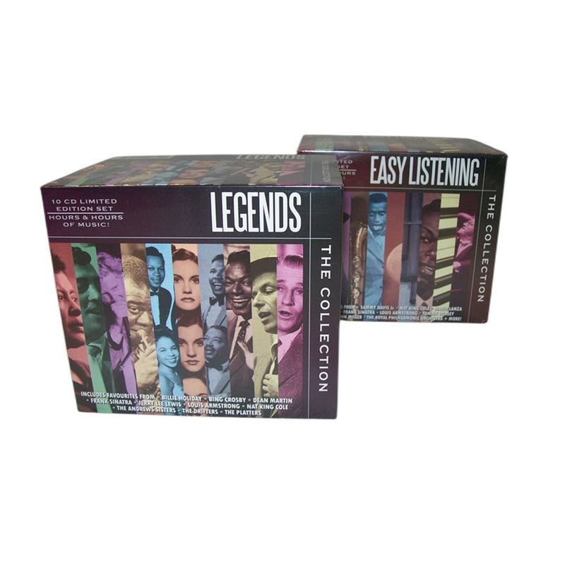 10x CD collections - legends assorted - NuSea