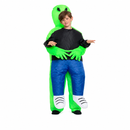 Kids’ Inflatable Alien Abduction Costume – One Size