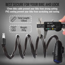 1.2m 2 Keys Bicycle Lock Bike Cable Locks Motorcycle Lock Mounting Bracket Scooter Lock - NuSea