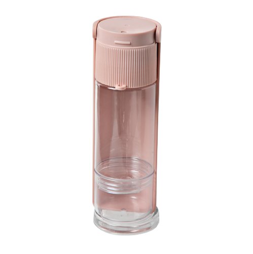 12x Ribbed Portable Pet Bottle in White - NuSea