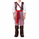 Kids’ Pirate Mate Costume – Striped Trousers and Boot Covers