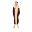 Kids’ Shepherd Costume – Brown and Cream Tunic with Headpiece