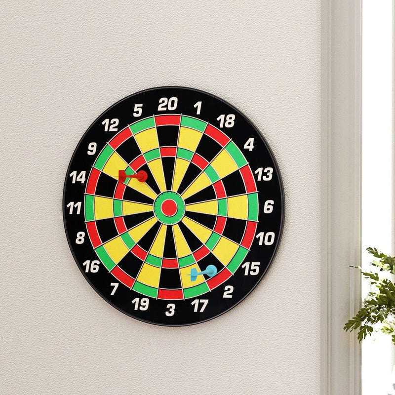 16" Dartboard Dart Board with Magnetic Darts Kids Toy Gift - NuSea