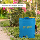 16L Rechargeable Backpack Pressure Sprayer - Portable Electric Garden Weed Pump - NuSea