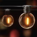 17m Solar Festoon Lights Outdoor LED String Light Wedding Christmas Party - NuSea