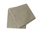 180GSM Extra Large Polar Fleece Throw Blanket 150 x 200cm Latte - NuSea