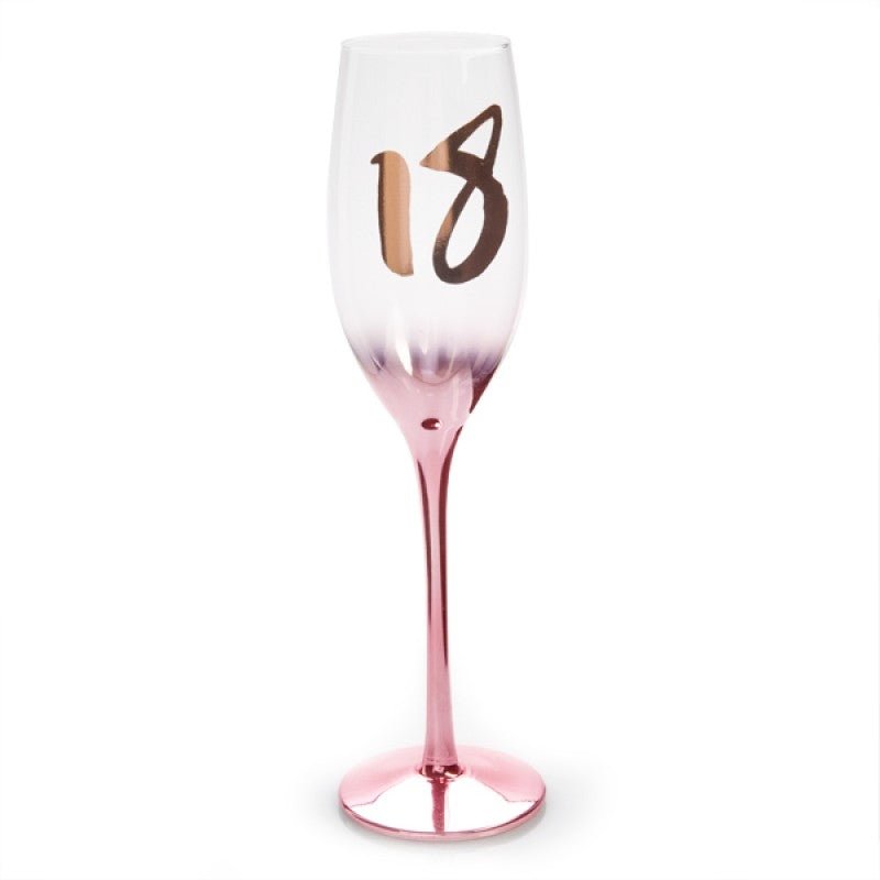 18th Birthday Blush Campagne Flute - NuSea