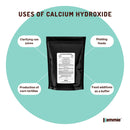 1Kg Food Grade Calcium Hydroxide Powder - FCC Hydrated Slaked Pickling Lime - NuSea