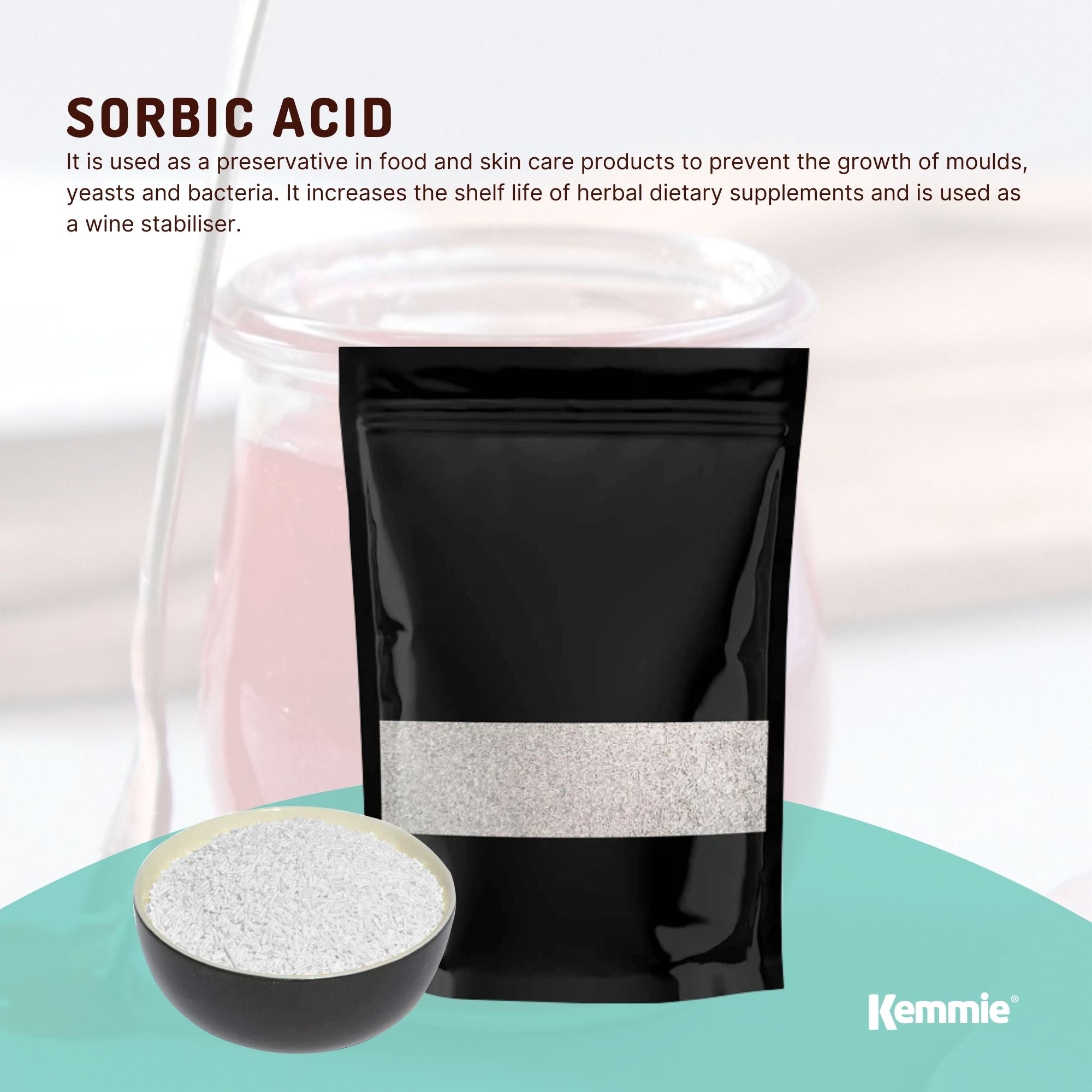 1Kg Potassium Sorbate Granules Food Grade Preservative Cosmetics Brew Skin E202 - NuSea