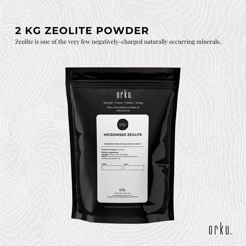 1Kg Pure Micronised Zeolite Powder Mineral - Micronized Volcamin Clinoptilolite - NuSea