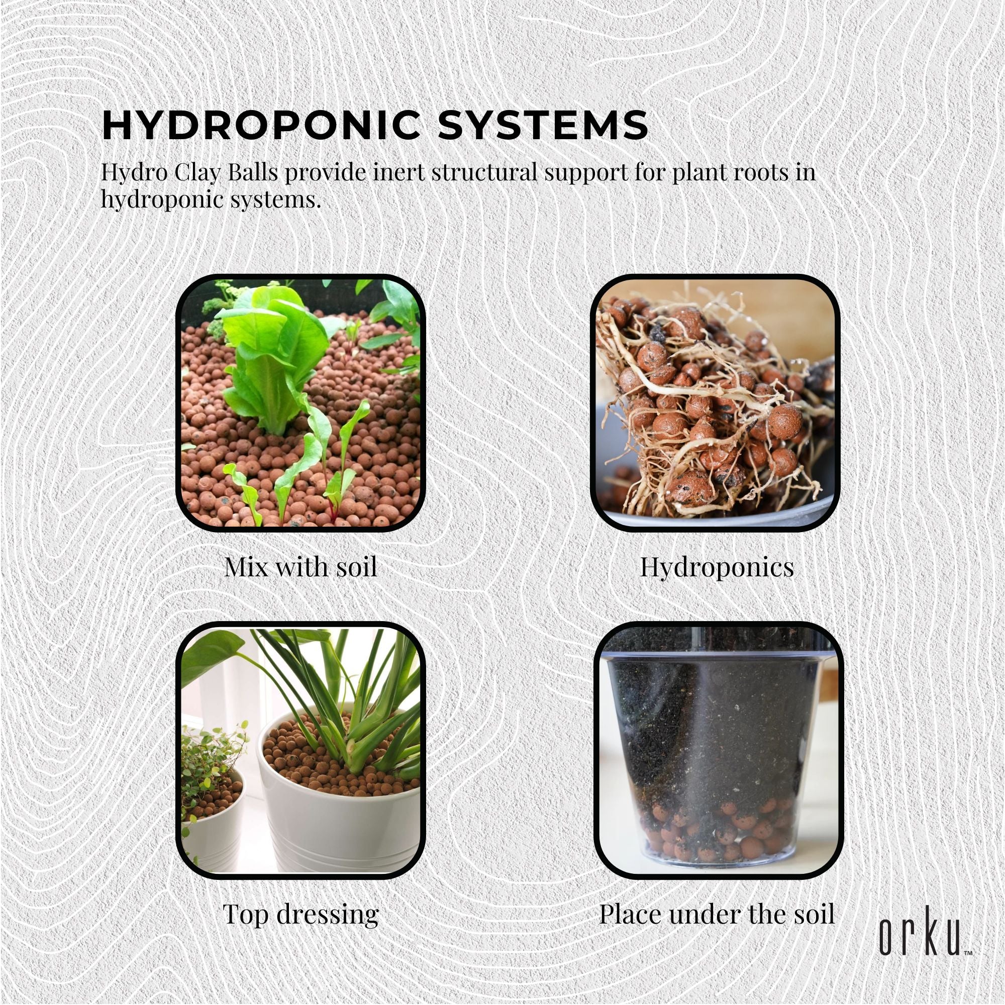 1L Hydro Clay Balls - Organic Premium Hydroponic Expanded Plant Growing Medium - NuSea