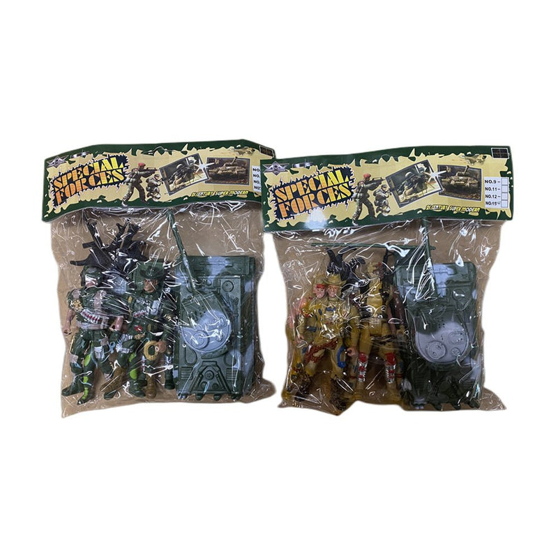 2 bags of Army men playing set - NuSea