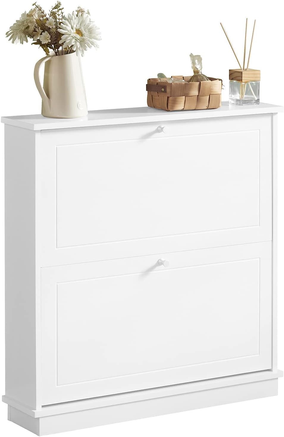 2 Drawer Shoe Cabinet Storage Unit - NuSea