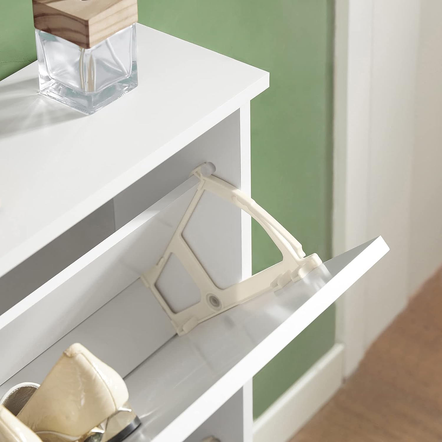 2 Drawer Shoe Cabinet Storage Unit - NuSea