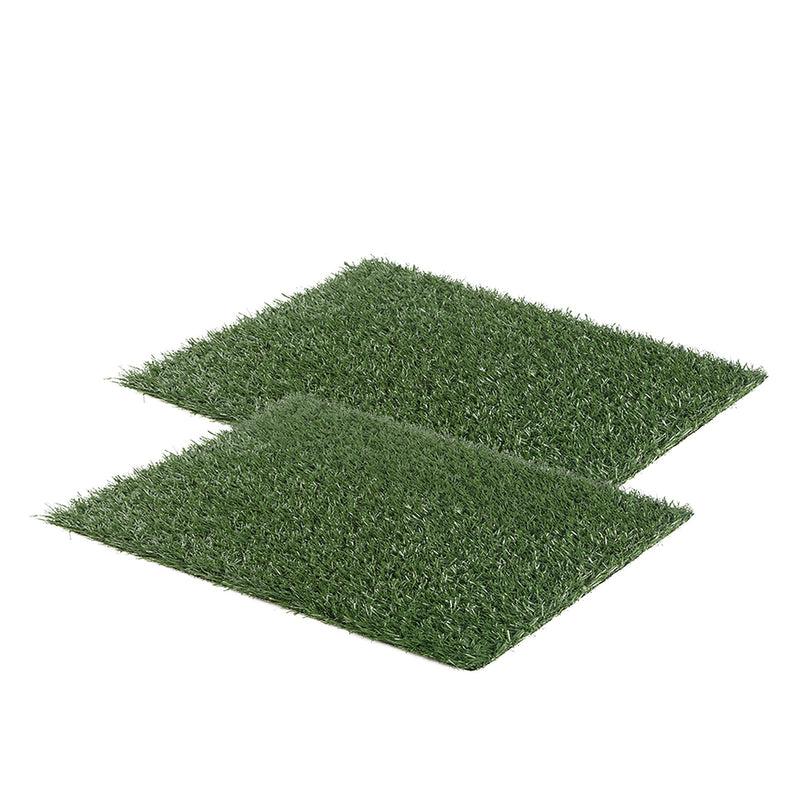 2 Grass Mat 58.5cm x 46cm for Pet Dog Potty Tray Training Toilet - NuSea