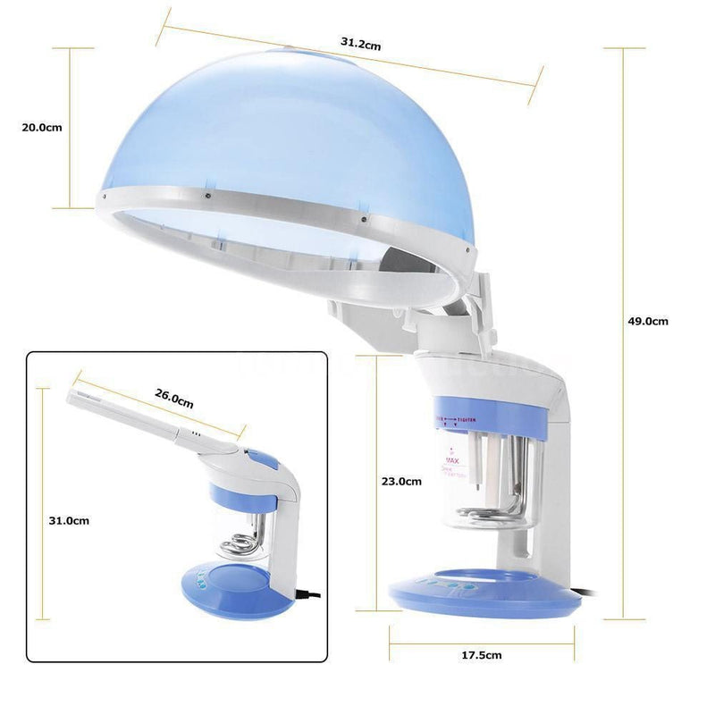 2 In 1 Facial and Hair Steamer Face Skin Portable Table Top Steam Ozone Machine - NuSea