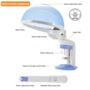 2 In 1 Facial and Hair Steamer Face Skin Portable Table Top Steam Ozone Machine - NuSea