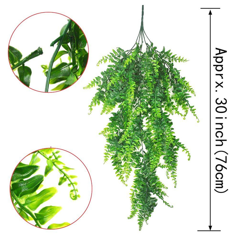 2 Pack 76cm Fake Plants Faux Artificial Eucalyptus Plants Home Garden Window Office Wedding Decoration - NuSea