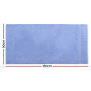 2 Pack Bath Sheets Set Cotton Extra Large Towel Blue - NuSea