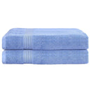 2 Pack Bath Sheets Set Cotton Extra Large Towel Blue - NuSea
